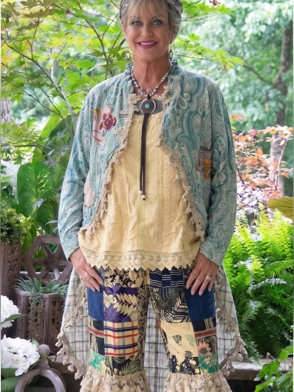#1902 Jaded Gypsy Moon Shade Jacket - Paisley Dreams